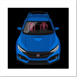 Civic Type R 10th gen 2018-2020 - Blue Posters and Art